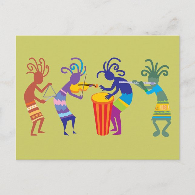Postales de Kokopelli (Anverso)