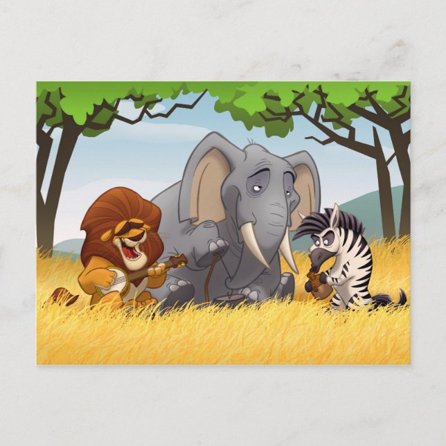 Postales de la banda Safari Jug (Anverso)