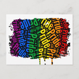 Postales de la bandera arcoiris - Personalizadas