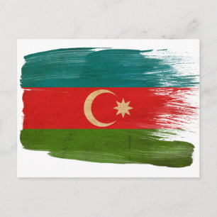 Postales de la bandera de Azerbaiyán