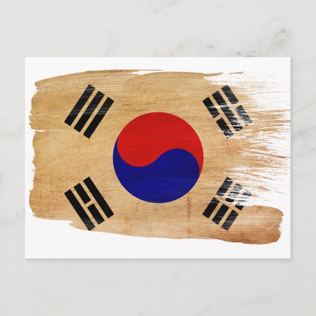Postales de la bandera de Corea del Sur (Anverso)