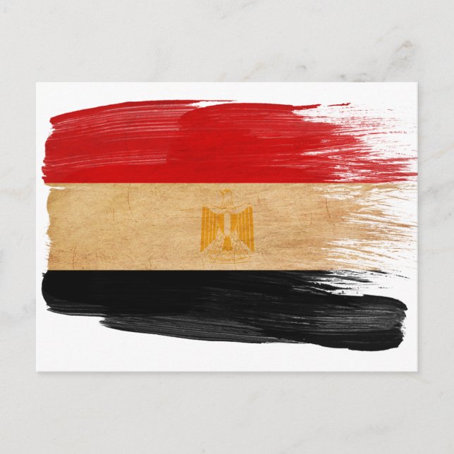 Postales de la bandera de Egipto (Anverso)