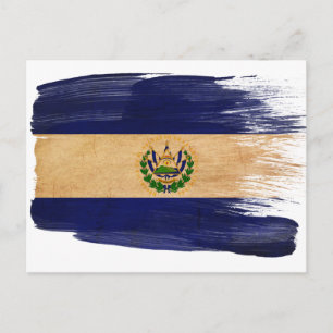 Postales de la bandera de El Salvador