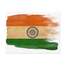 Postales de la bandera de la India