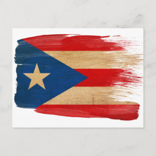 Postales de la bandera de Puerto Rico