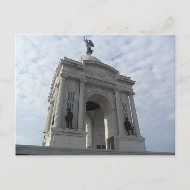 Postales de la batalla por el monumento de Gettysb (Anverso)