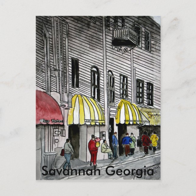 Postales de la calle Savannah River 4 (Anverso)