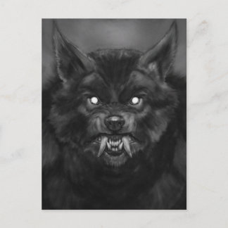 Postales de la cara del hombre lobo