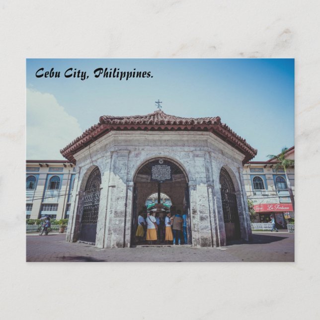 Postales de la ciudad de Cebú, Filipinas. (Anverso)