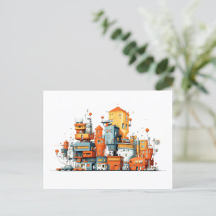 Postales de la ciudad personalizado - Skyline urba