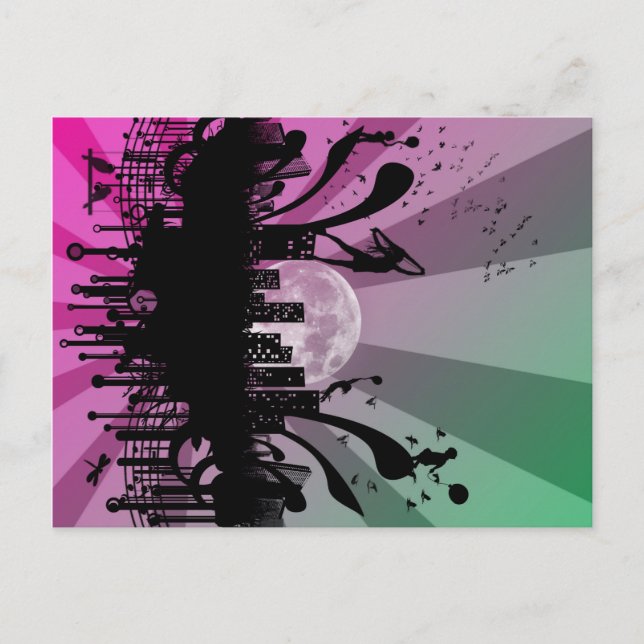 Postales de la ciudad sin dormir (Anverso)