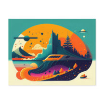 Postales de la colección Poster estilo retro #23