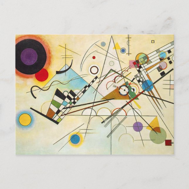Postales de la Composición VIII de Kandinsky (Anverso)