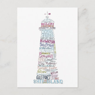 Postales de la Costa del Golfo de Misisipi