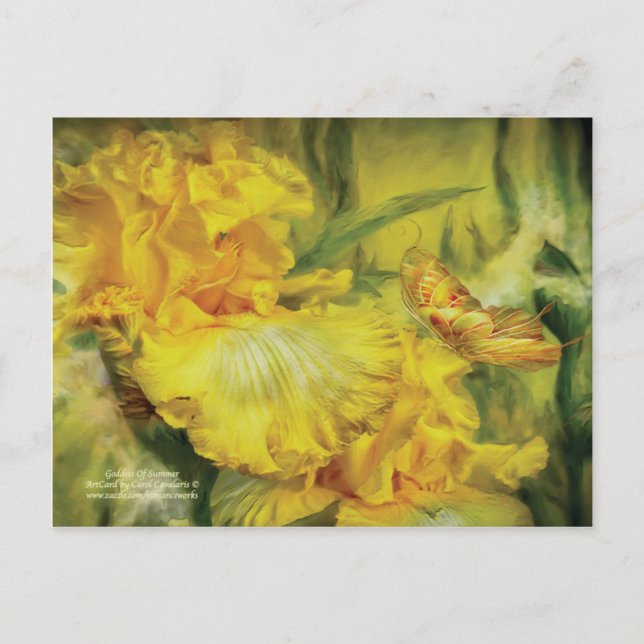 Postales De La Diosa Del Arte De Verano (Anverso)