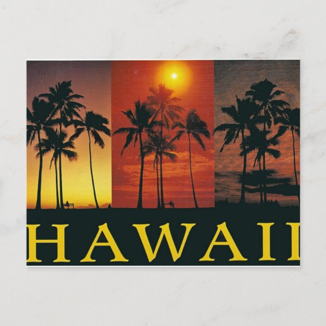 Postales de la época de Hawaii (Anverso)