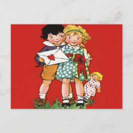 Postales de la época el día de San Valentín