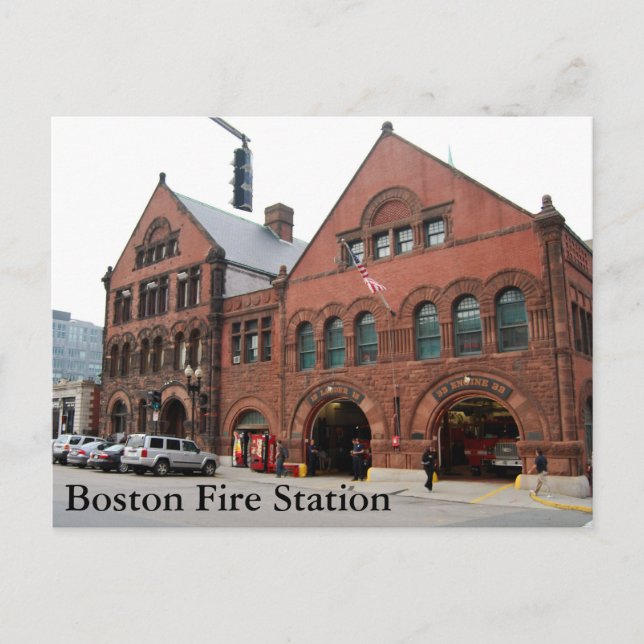 Postales de la Estación de Bomberos de Boston (Anverso)