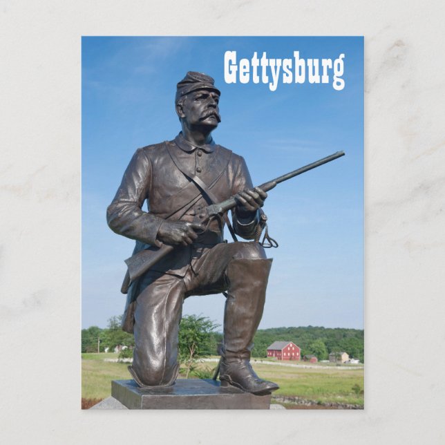 Postales de la Estatua II de Gettysburg (Anverso)