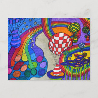 Postales de la fábrica de arco iris