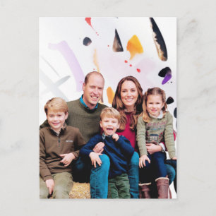 Postales de la familia William Kate Royal