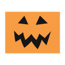 Postales de la fiesta de Halloween | cara de calab