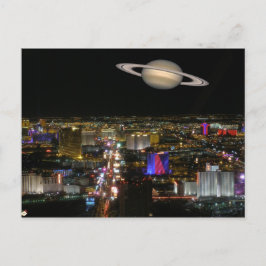 Postales de la franja de Saturno y Las Vegas