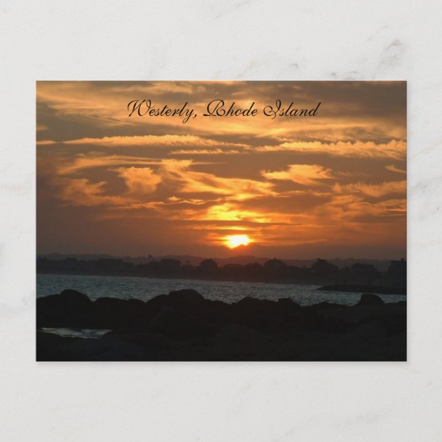 Postales de la isla Rhode en el oeste (Anverso)