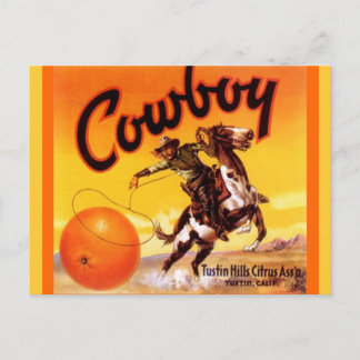 Postales de la marca Vintage Cowboy Tustin Fruit C
