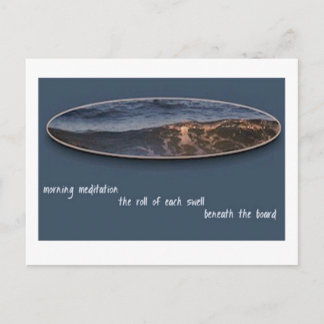 Postales de la meditación matutina de Haiku