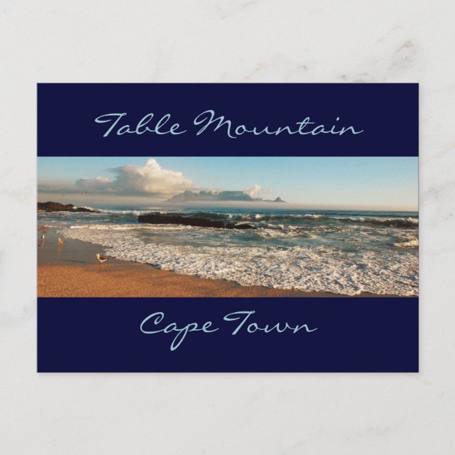 Postales de la montaña de la mesa - personalizar (Anverso)