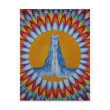 Postales de la montaña de la oración