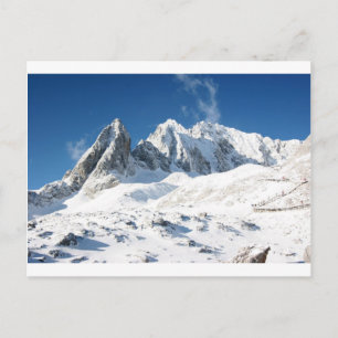 Postales de la montaña Snowley de Jade Dragon