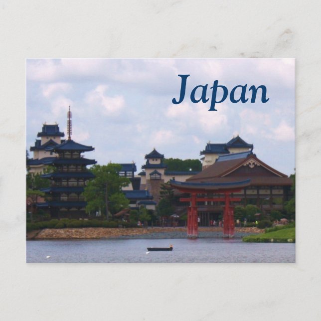 Postales de la pagoda de Japón (Anverso)