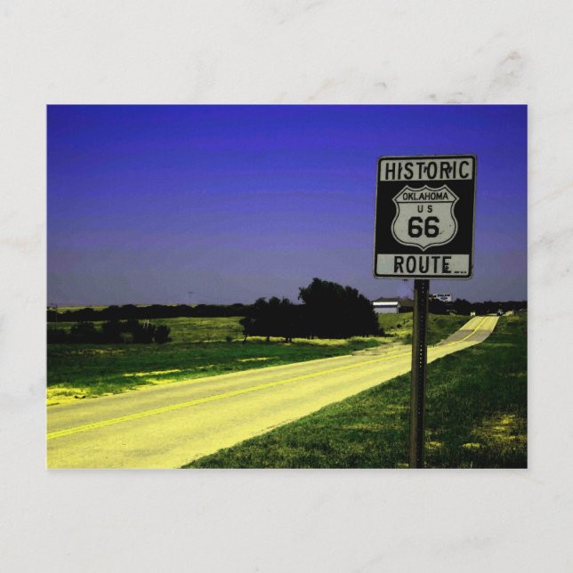 Postales de la parada de la carretera 66 (Anverso)