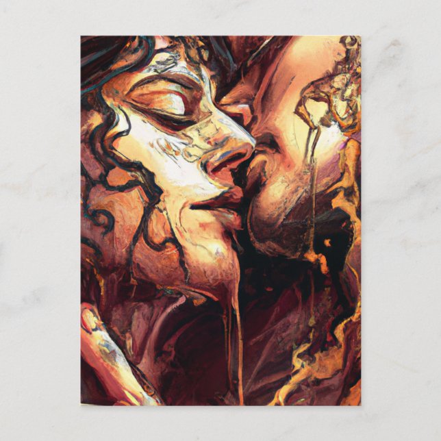 Postales de la pareja en amor (Anverso)