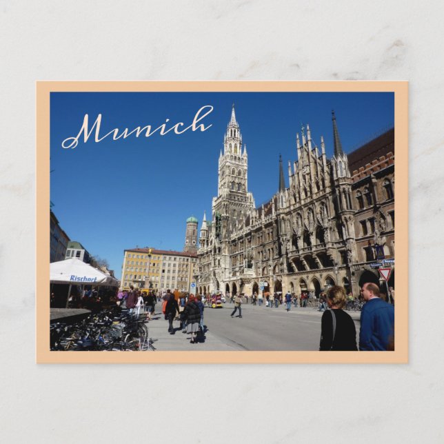 Postales de la plaza de Munich (Marienplatz) (Anverso)