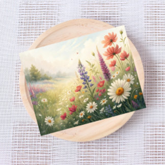 Postales de la pradera de flores silvestres - Colo