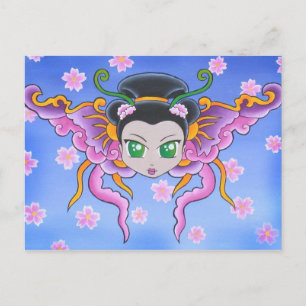 Postales de la Princesa de China de mariposa