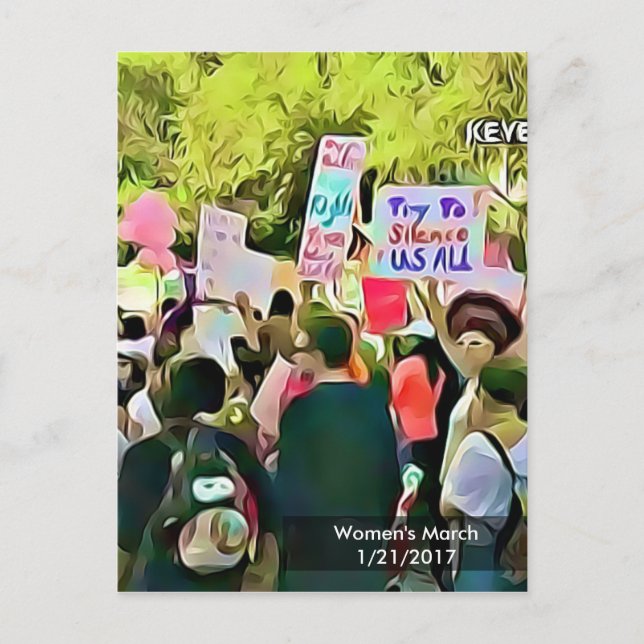 Postales de la protesta de las mujeres (Anverso)