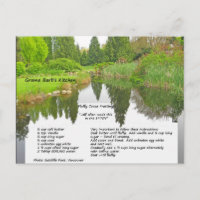 Postales de la receta de escarcha de cacao esponjo