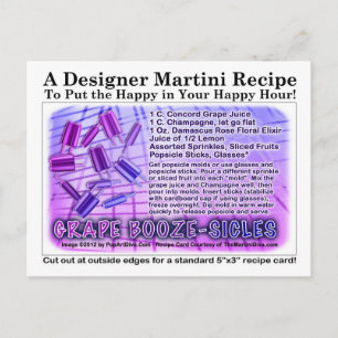 Postales de la receta de la receta de la uva de lo