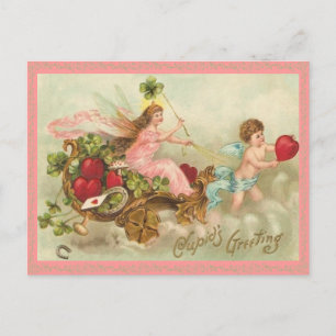 Postales de la Reina de las hadas de San Valentín