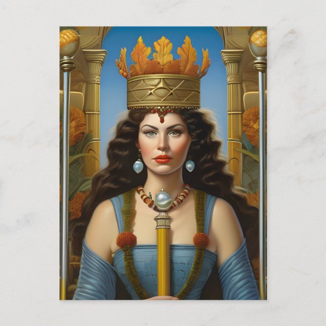 Postales de la Reina de Otoño (Anverso)