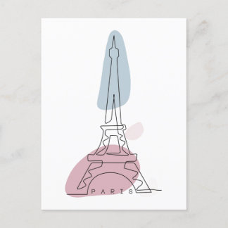 Postales de la Torre Eiffel de Línea