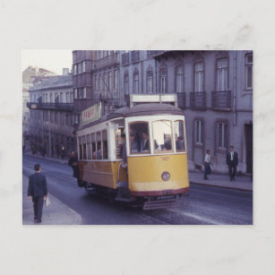 Postales de la Tranvía de Lisboa Portugal 1965