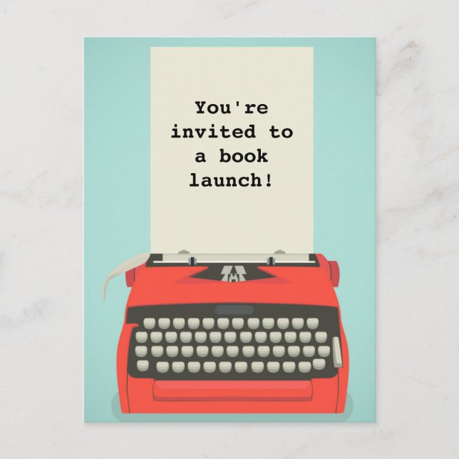 Postales de lanzamiento de libro o evento literari (Anverso)