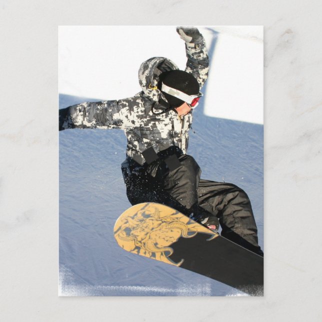 Postales de lanzamiento de Snboard (Anverso)