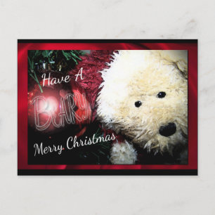 Postales de las Felices Navidad de Beary