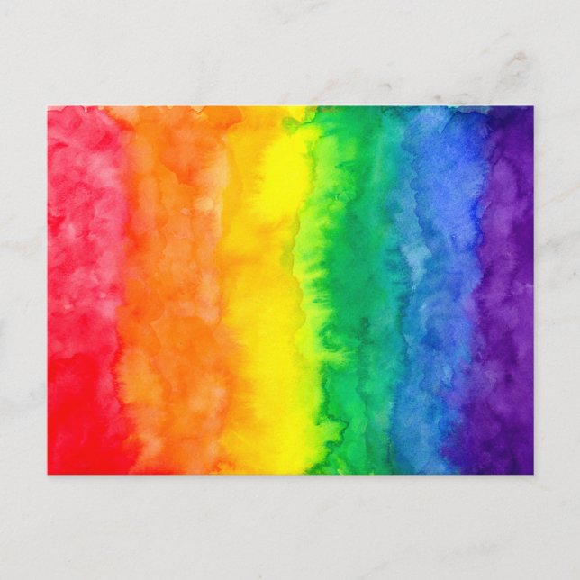 Postales de lavado de arcoiris (Anverso)